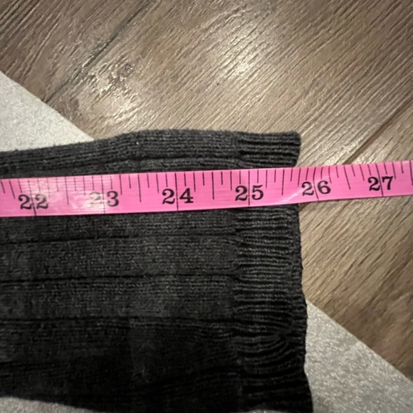 [M]Calvin Klein Jeans Gray Zip Up Ribbed Cotton Knit Sweater 1/4 Zip - Picture 7 of 8